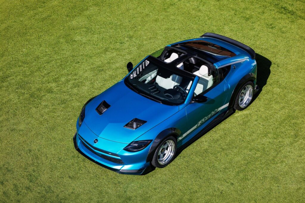 Aerial view of the Nissan Z Kaze Concept